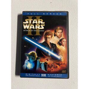 Star Wars: Episode II - Attack Of The Clones Full Screen DVD 2002 Pre-Owned